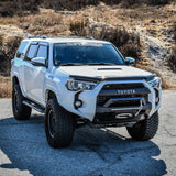 Westin 14-20 Toyota 4Runner Pro-Series Bumper Angular Bull Bar - Textured Black Westin Bumpers - Steel  AXOPROS