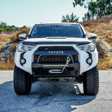 Westin 14-20 Toyota 4Runner Pro-Series Bumper Round Bull Bar - Textured Black Westin Bumpers - Steel  AXOPROS