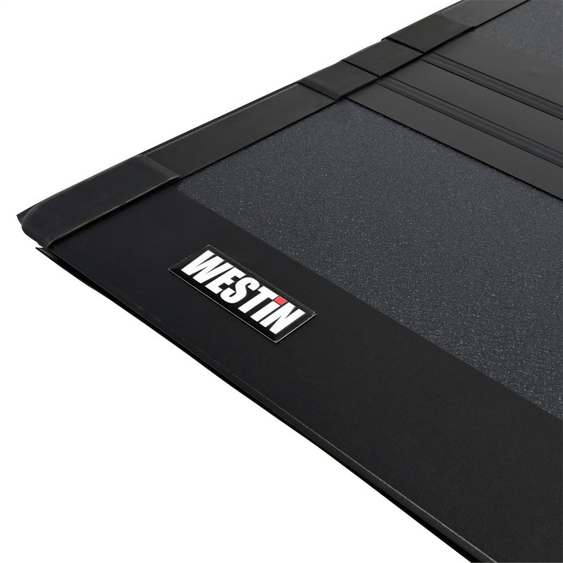 Westin 16-23 Toyota Tacoma 2WD/4WD 5ft. Bed Hard Tri-Fold Tonneau Cover - Black Westin Tonneau Covers - Hard Fold  AXOPROS