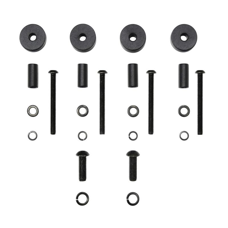 Westin 18-20 Jeep Wrangler / 2020 Gladiator LED Cowl Mount - Textured Black Westin Light Mounts  AXOPROS