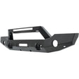 Westin 18-20 Jeep Wrangler WJ2 Full Width Front Bumper w/LED Light Bar Mount Textured Black Westin Bumpers - Steel  AXOPROS