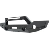 Westin 18-20 Jeep Wrangler WJ2 Full Width Front Bumper w/LED Light Bar Mount Textured Black Westin Bumpers - Steel  AXOPROS