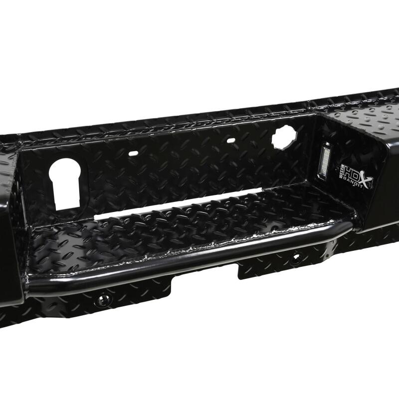 Westin 19-20 Chevy Silverado 1500 HDX Bandit Rear Bumper - Black Westin Bumpers - Steel  AXOPROS