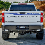 Westin 19-20 Chevy Silverado 1500 HDX Bandit Rear Bumper - Black Westin Bumpers - Steel  AXOPROS