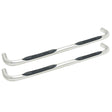 Westin 1980-1997 Ford F-Series Reg Cab (97 HD models only) E-Series 3 Nerf Step Bars - SS Westin Nerf Bars  AXOPROS