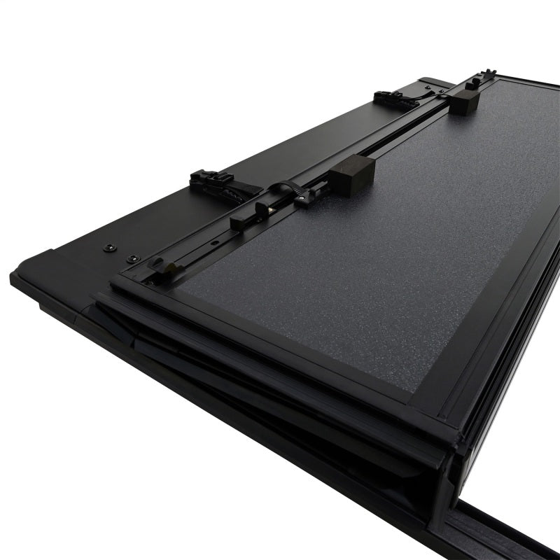 Westin 20-23 Chevrolet/GMC Rail Caps 2500HD 6ft. 7in. Bed Hard Tri-Fold Tonneau Cover - Black Westin Tonneau Covers - Hard Fold  AXOPROS