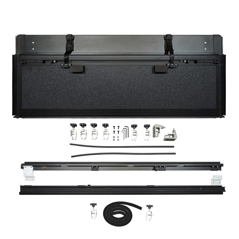 Westin 20-23 Chevrolet/GMC Rail Caps 2500HD 6ft. 7in. Bed Hard Tri-Fold Tonneau Cover - Black Westin Tonneau Covers - Hard Fold  AXOPROS