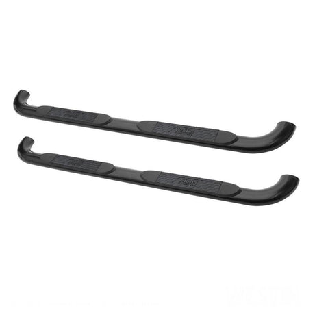Westin 2009-2018 Dodge/Ram 1500 Crew Cab Platinum 4 Oval Nerf Step Bars - Black Westin Nerf Bars  AXOPROS