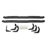 Westin 2014-2018 Chevy Silverado 1500 Crew Cab PRO TRAXX 4 Oval Nerf Step Bars - Black Westin Nerf Bars  AXOPROS
