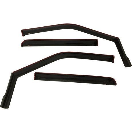 Westin 2015-2018 Ford F-150 SuperCrew Wade In-Channel Wind Deflector 4pc - Smoke Westin Wind Deflectors  AXOPROS