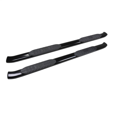 Westin 2019 Chevrolet Silverado/Sierra 1500 Crew Cab Non LD PRO TRAXX 5 Oval Nerf Step Bars - Black Westin Nerf Bars  AXOPROS