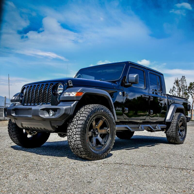 Westin 2020 Jeep Gladiator HDX Drop Nerf Step Bars - Textured Black Westin Nerf Bars  AXOPROS