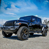 Westin 2020 Jeep Gladiator HDX Drop Nerf Step Bars - Textured Black Westin Nerf Bars  AXOPROS