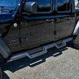Westin 2020 Jeep Gladiator HDX Drop Nerf Step Bars - Textured Black Westin Nerf Bars  AXOPROS