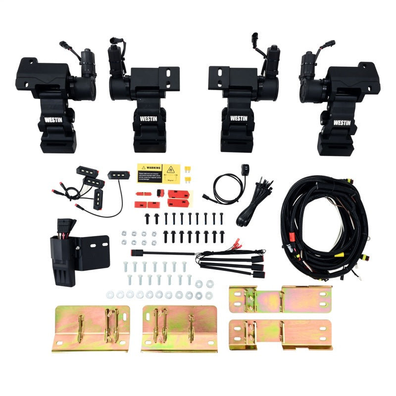 Westin 2024 Toyota Tacoma Double Cab Pro-E Electric Running Boards - Textured Black Westin Running Boards  AXOPROS