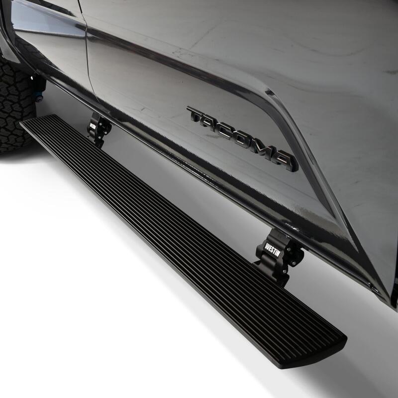 Westin 2024 Toyota Tacoma Double Cab Pro-E Electric Running Boards - Textured Black Westin Running Boards  AXOPROS