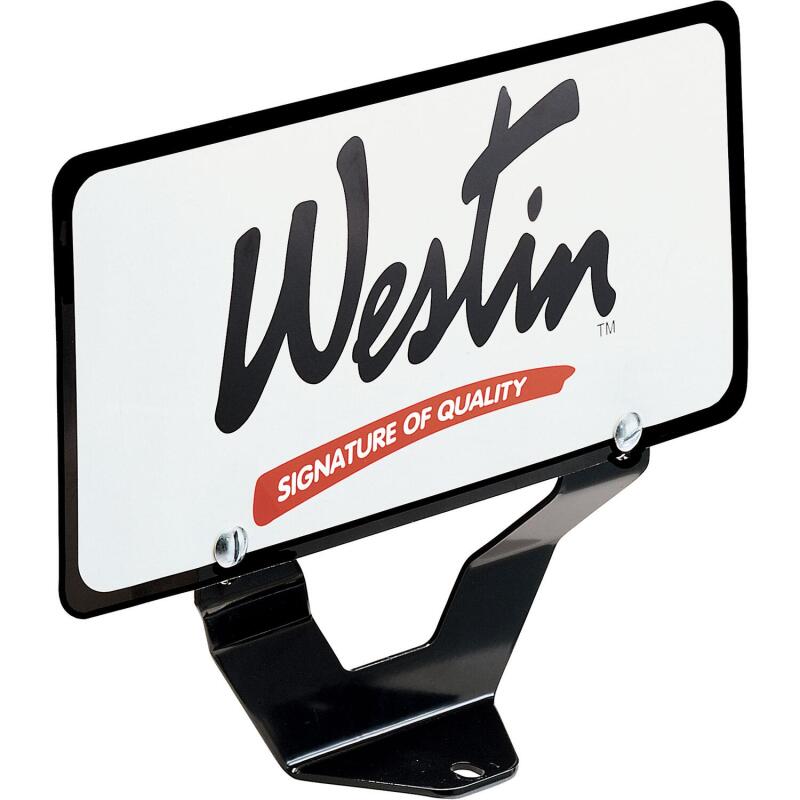 Westin Bull Bar License Plate Relocator - Black Westin License Plate Relocation  AXOPROS