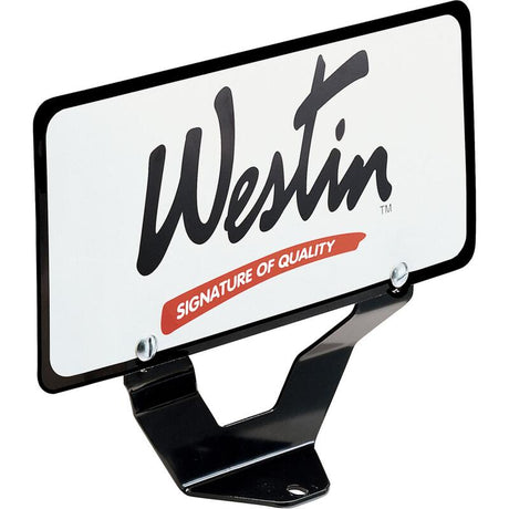 Westin Bull Bar License Plate Relocator - Black Westin License Plate Relocation  AXOPROS