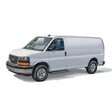 Westin Ford Transit Van 150/250/350 (46in Driver & 97in. Pass) Grate Steps Running Boards - Tex. Blk Westin Running Boards  AXOPROS