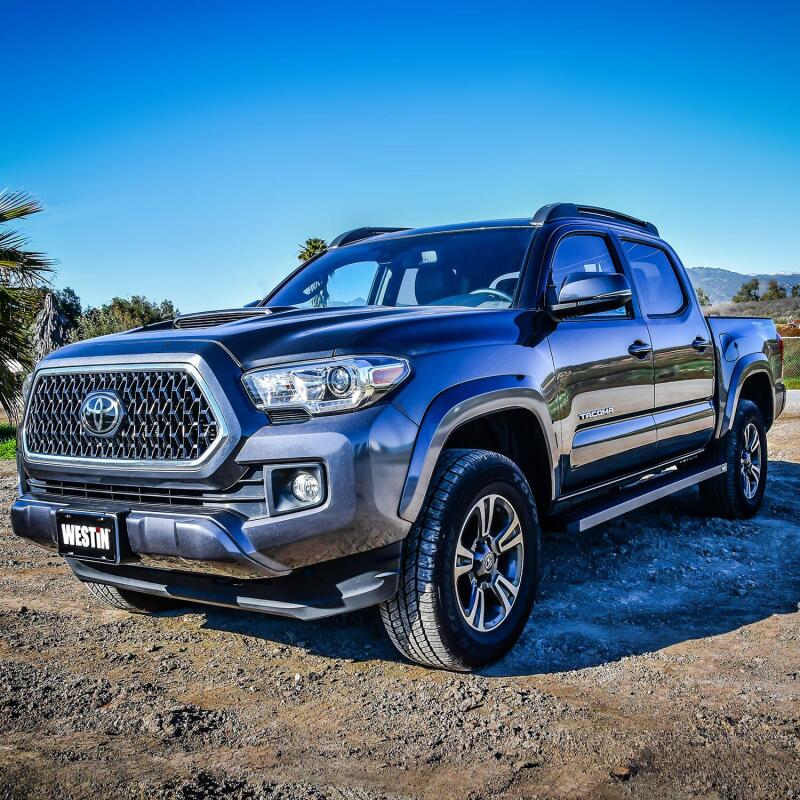 Westin Grate Steps Running Boards 79 in - Textured Black Westin Running Boards  AXOPROS