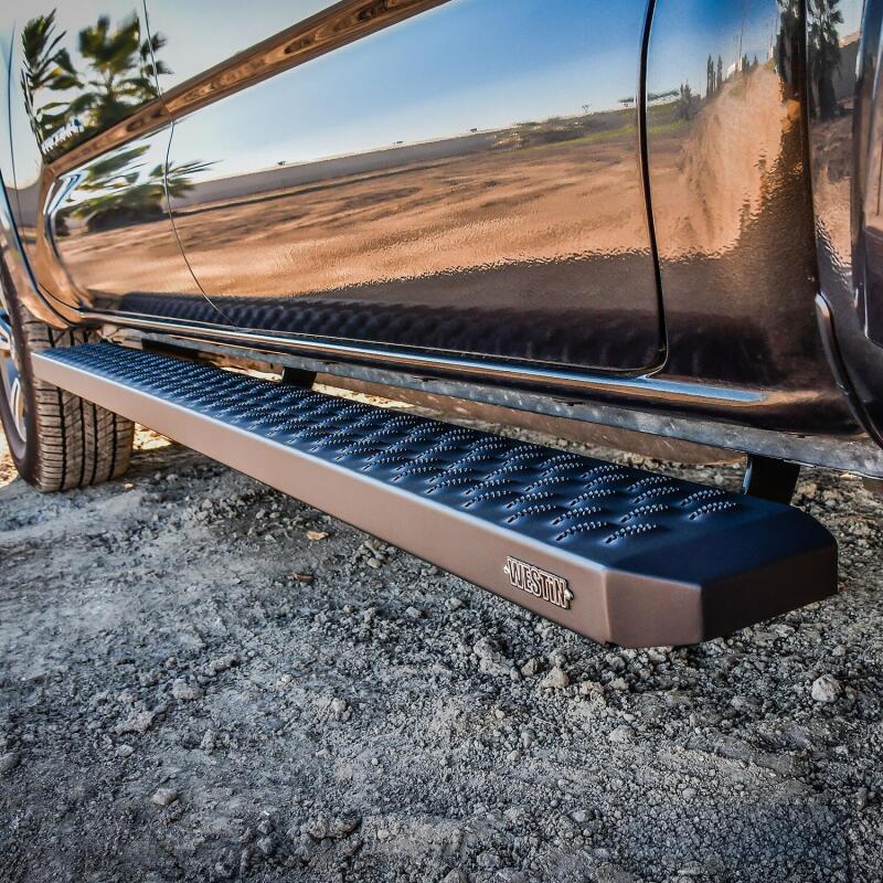 Westin Grate Steps Running Boards 79 in - Textured Black Westin Running Boards  AXOPROS