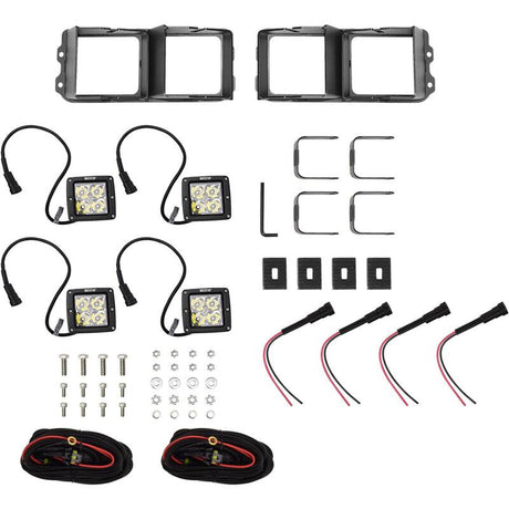 Westin Universal Light Kit for Outlaw Front Bumpers - Textured Black Westin Bumper Lights  AXOPROS