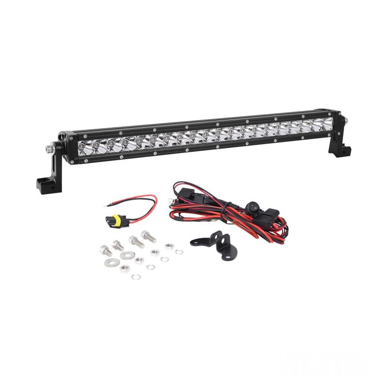 Westin Xtreme LED Light Bar Low Profile Single Row 20 inch Flex w/5W Cree - Black Westin Light Bars & Cubes  AXOPROS