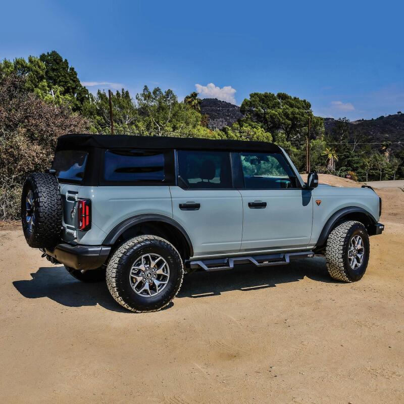 Westin/HDX 2021+ Ford Bronco Drop Nerf Step Bars - Textured Black Westin Nerf Bars  AXOPROS