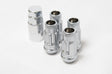 Wheel Mate 12x1.50 48mm Muteki SR48 Satin Silver Open End Locking Lug Nut - Set of 4 Wheel Mate Lug Nuts  AXOPROS
