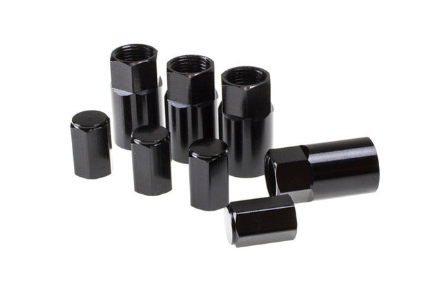 Wheel Mate Aluminum TPMS Valve Stem Cover - Black Anodize Wheel Mate Valve Stems  AXOPROS