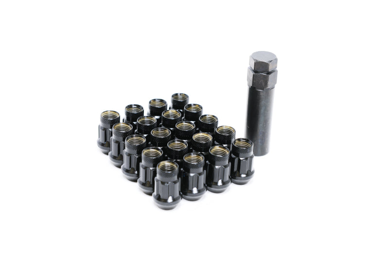 Wheel Mate Monster Lug 35 Short Lug Nut Set of 20 - Black 14x1.50 Wheel Mate Lug Nuts  AXOPROS