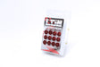 Wheel Mate Monster Lug Nut Caps - Red 14x1.50 Wheel Mate Lug Nuts  AXOPROS