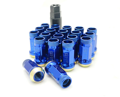 Wheel Mate Muteki SR45R Lug Nut Kit 12x1.25 - Blue Wheel Mate Lug Nuts  AXOPROS