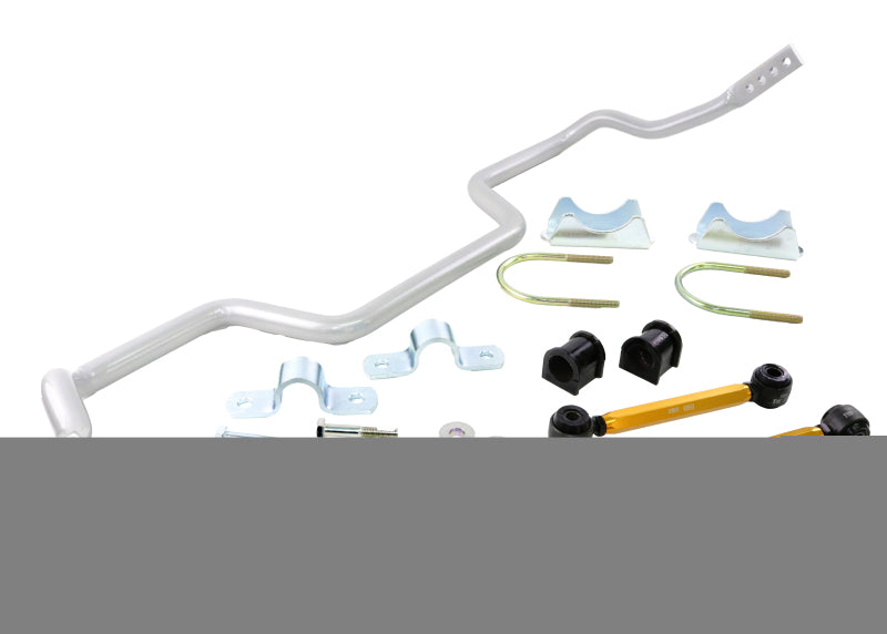 Whiteline 05+ Ford Mustang Coupe 8 cyl (Inc Shelby GT / GT500) Rear 27mm Heavy Duty Adj Swaybar Whiteline Sway Bars  AXOPROS