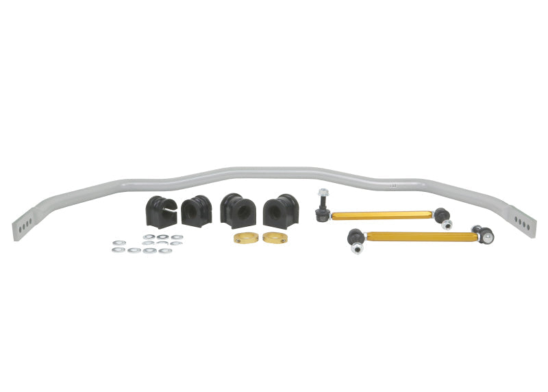 Whiteline 05+ Ford Mustang Coupe (Inc GT/Shelby GT500) Front Heavy Duty Adjustable 33mm Swaybar Whiteline Sway Bars  AXOPROS
