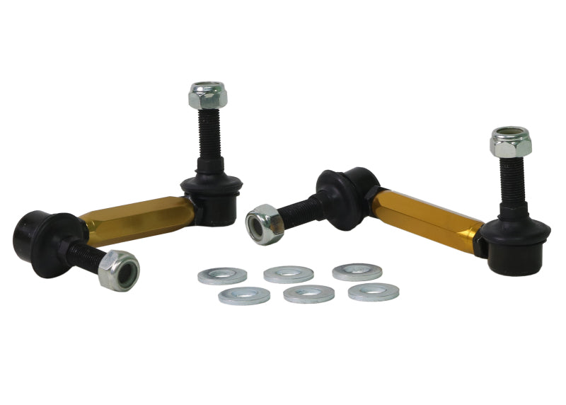 Whiteline 06-09 Toyota FJ Cruiser GSJ10 / 09+ GSJ15 Front Adjustable Heavy Duty Sway Bar Link Kit Whiteline Sway Bar Endlinks  AXOPROS