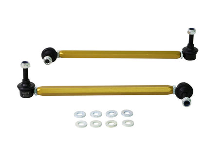 Whiteline 06/05+ Ford Focus LS / 05/09+ Mazda 3 BK Front Swaybar Link Kit H/Duty Adj Steel Ball Whiteline Sway Bar Endlinks  AXOPROS