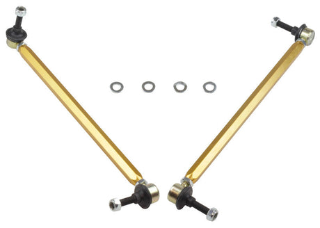 Whiteline 10+ Chevy Camaro FR Coupe Front Sway Bar - Link Assy H/D Adj Steel Ball (360mm C to C) Whiteline Sway Bar Endlinks  AXOPROS