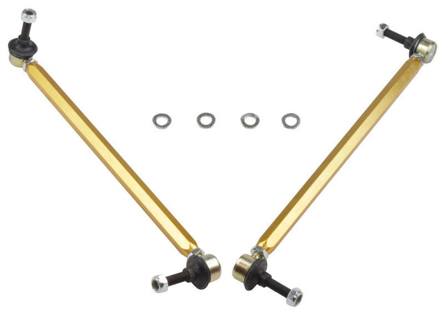 Whiteline 10+ Chevy Camaro FR Coupe Front Sway Bar - Link Assy H/D Adj Steel Ball (360mm C to C) Whiteline Sway Bar Endlinks  AXOPROS