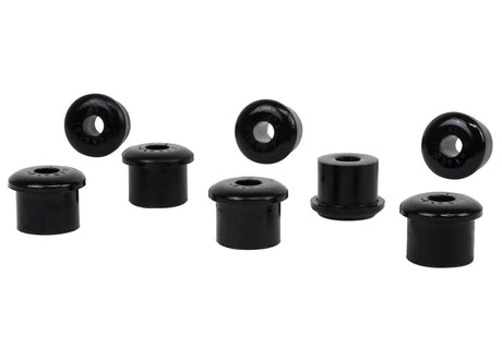 Whiteline 10/65-73 Ford Mustang Rear Spring Eye Rear and Shackle Bushings (35mm OD/15mm ID) Whiteline Spring Insulators  AXOPROS