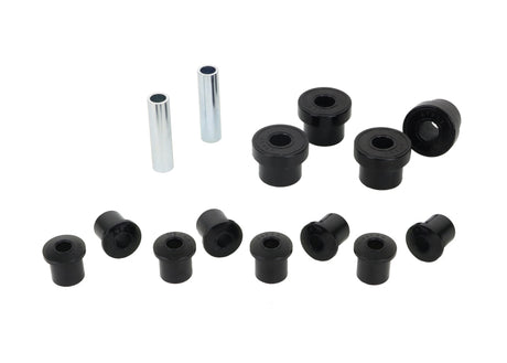 Whiteline 1976-1983 Jeep CJ5 Spring - Eye Front/Rear And Shackle Bushing Whiteline Spring Insulators  AXOPROS