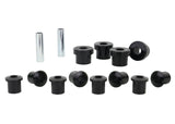 Whiteline 1976-1983 Jeep CJ5 Spring - Eye Front/Rear And Shackle Bushing Whiteline Spring Insulators  AXOPROS