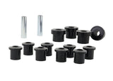 Whiteline 1976-1983 Jeep CJ5 Spring - Eye Front/Rear And Shackle Bushing Whiteline Spring Insulators  AXOPROS