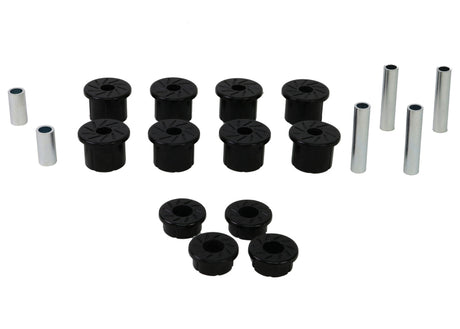 Whiteline 1980-1997 Ford F-250 Spring - Eye Front/Rear And Shackle Bushing Whiteline Spring Insulators  AXOPROS