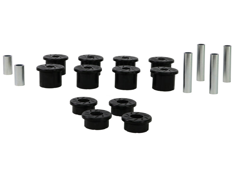 Whiteline 1980-1997 Ford F-250 Spring - Eye Front/Rear And Shackle Bushing Whiteline Spring Insulators  AXOPROS