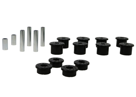 Whiteline 1980-1997 Ford F-250 Spring - Eye Front/Rear And Shackle Bushing Whiteline Spring Insulators  AXOPROS