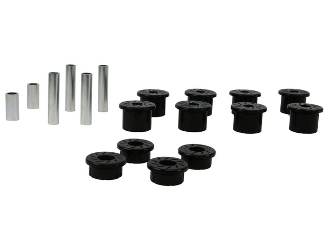 Whiteline 1980-1997 Ford F-250 Spring - Eye Front/Rear And Shackle Bushing Whiteline Spring Insulators  AXOPROS