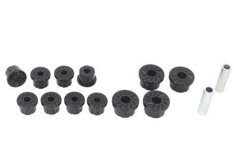 Whiteline 1986-1995 Suzuki Samurai Front Leaf Spring Eye And Shackle Bushings Whiteline Spring Insulators  AXOPROS