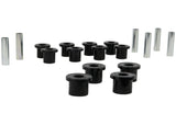 Whiteline 1987-1995 Jeep Wrangler Spring - Eye Front/Rear And Shackle Bushing Whiteline Spring Insulators  AXOPROS