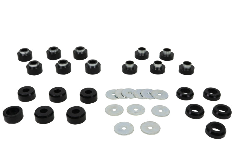 Whiteline 1997-2006 Jeep Wrangler Body Mount Bushing Set Whiteline Bushing Kits  AXOPROS